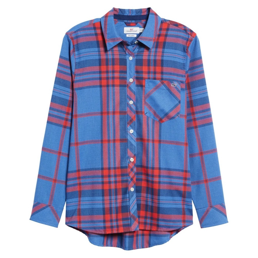 Vineyard Vines Northern Plaid Performance Flannel